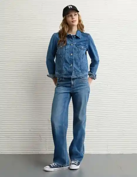 Chaqueta Mujer Azul Talla X-Small 3711540 American Eagle