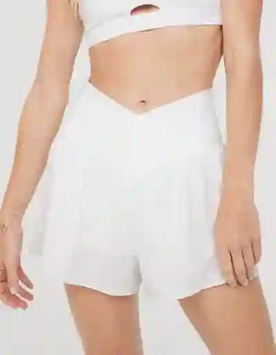 Short Aerie Blanco Talla MEDIUM 1217100 American Eagle