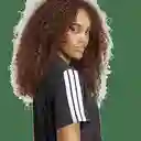 Adidas Camiseta 3s sj Para Mujer Negro Talla Ref: JM2393