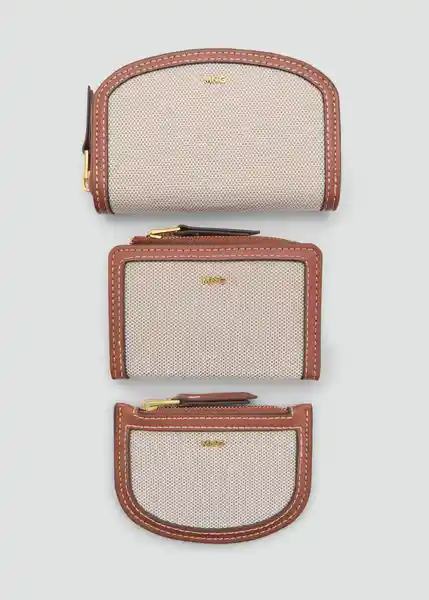 Billetera P Marais Cuero Talla 99 Mujer Mango