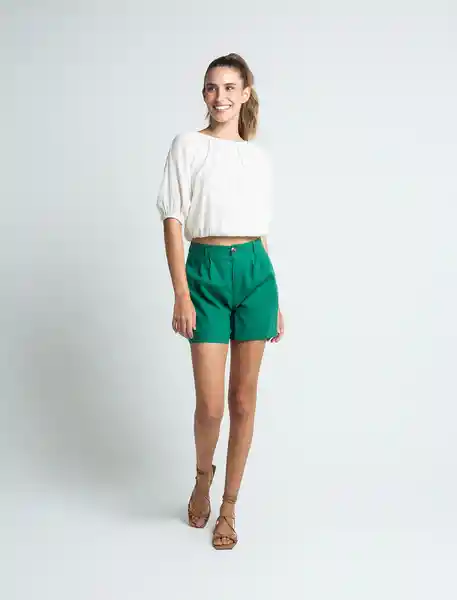 Short Madanie Mujer Verde Plantación Talla 8 - 451F330 Naf Naf