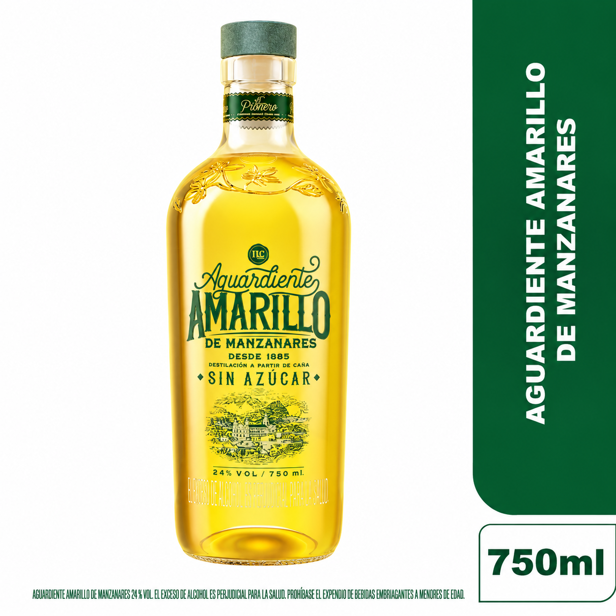 Aguardiente Amarillo de Manzanares 750 ml