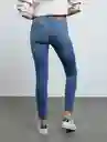 Jean Mujer Azul Índigo Medio Talla 6 493E014 Naf Naf