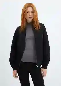 Chaqueta Colchi Negro Talla M Mujer Mango