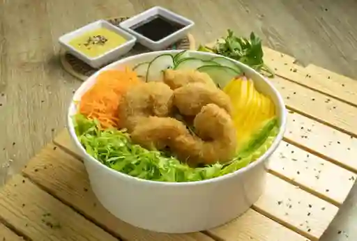 Bowl De Camarón + Bebida.