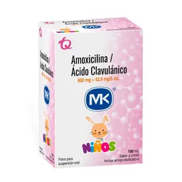 Mk Polvo para Suspensión Oral (600 mg/ 42.9 mg)
