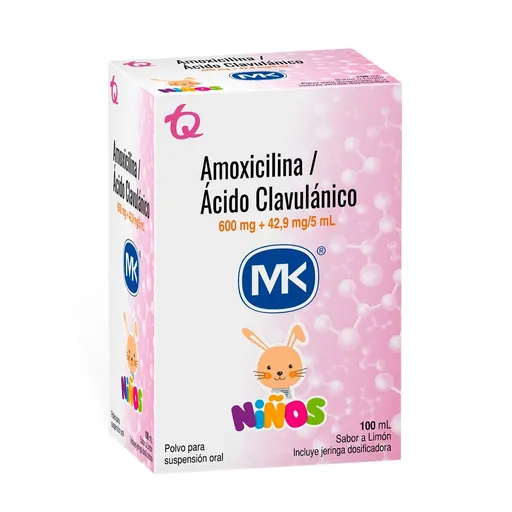 Mk Amoxicilina Suspensión Oral (600 mg / 42.9 mg)