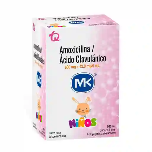 Mk Amoxicilina Suspensión Oral (600 mg / 42.9 mg)