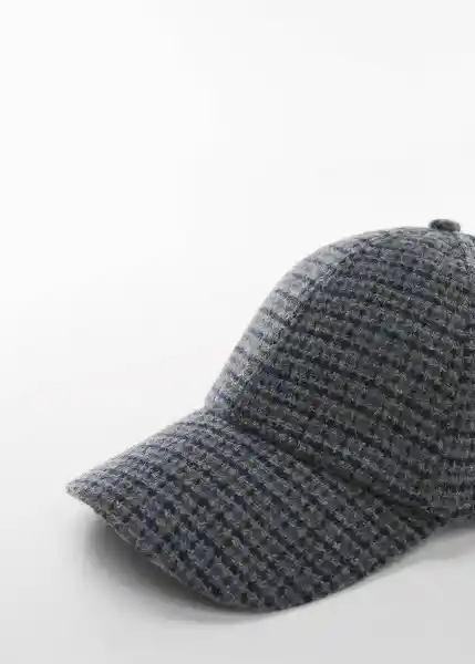 Gorra Tartan Gris Talla 99 Niña Mango