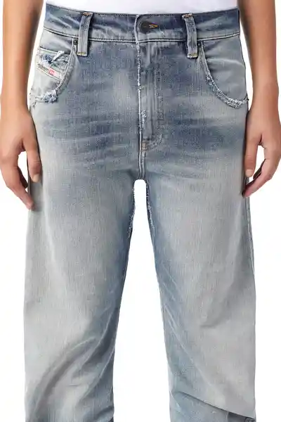 Diesel Jean D-Plata-N-Sp1 Para Mujer Azul Claro Talla 29