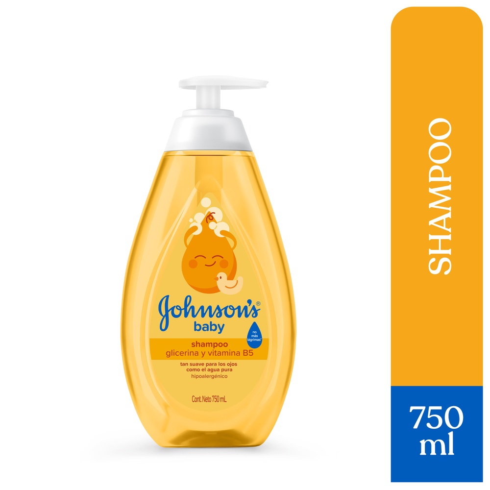 Shampoo Bebé JOHNSON'S Original x 750 ML