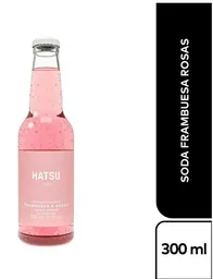 Hatsu Soda Sabor Frambuesa & Rosas 