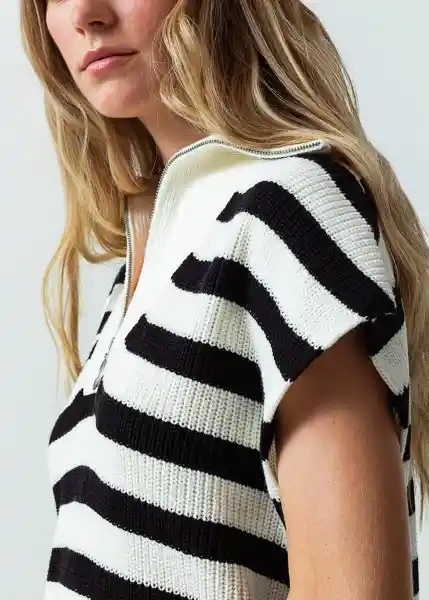 Suéter Tejido Mujer Crudo Marfil Claro M/L 581G069 Naf Naf