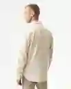 Camisa Sleeve Cuts Crudo Lluvia Claro Talla L Chevignon