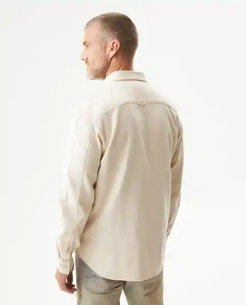 Camisa Sleeve Cuts Crudo Lluvia Claro Talla L Chevignon