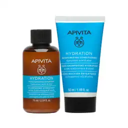 Apivita Kit Viajero Champú + Acondicionador Hidratante