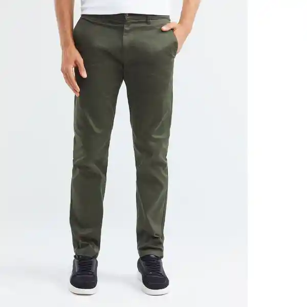 Pantalon Rocket Colors Verde Pino Oscuro Talla 28 Hombre Chevignon