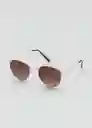 Gafas de Sol Brokie Oro Talla 99 Mujer Mango