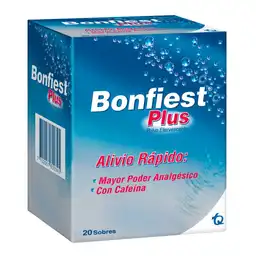 Bonfiest Plus Polvo Efervecente X 20 Sobres