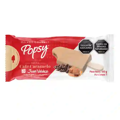 Popsy Paleta Sabor Café Caramelo