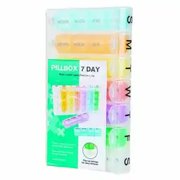 Pastillero Organizador de 7 Dias Colores Ag3563