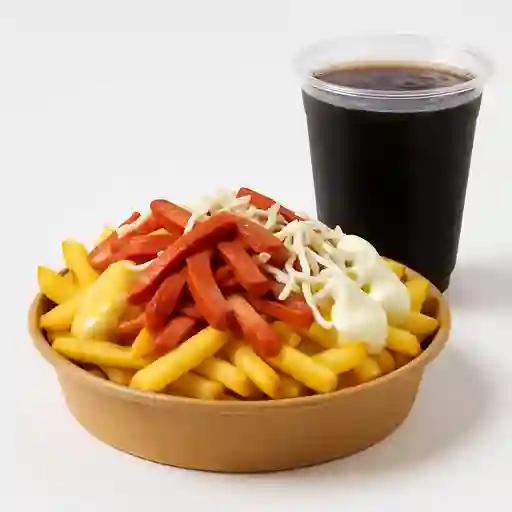 Combo salchipapa clasica