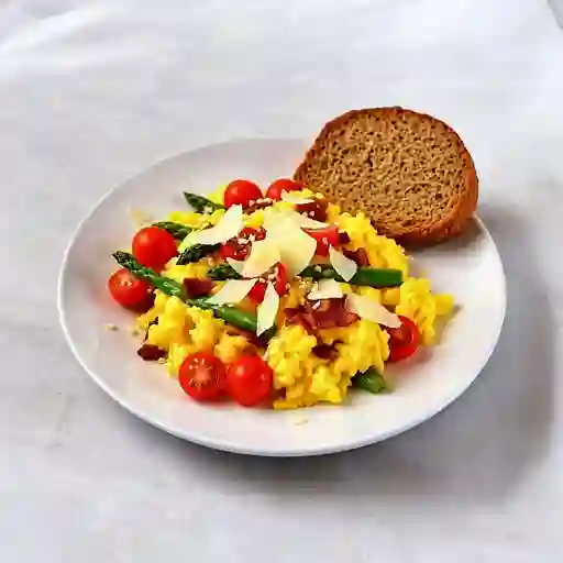 Huevos Bacon Esparragos