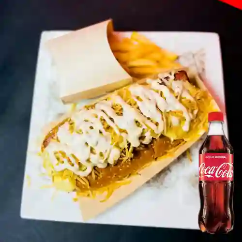 Combo Perro Sencillo + Coca Cola Original 500 ml