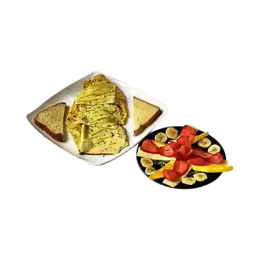 Omelette Pollo y Queso
