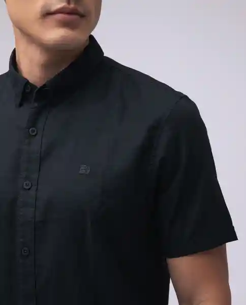  Camisa Hombre Negro Talla M 810D000 AMERICANINO 