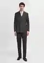 Blazer Americana Monaco Gris Talla 50 Hombre Mango