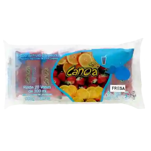 Canoa Pulpa de Fruta Fresa