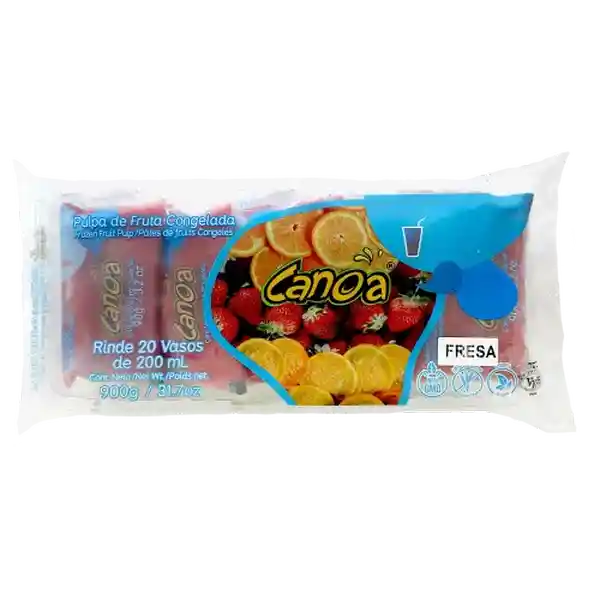 Canoa Pulpa de Fruta Fresa