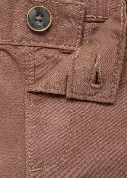 Bermuda Beliceb Terracota Talla 69 Niños Mango