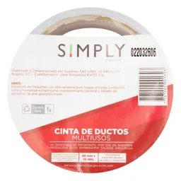 Simply Turn on Cinta de Ductos 48 x 10 m