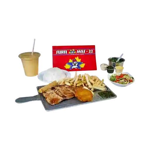 Lomo de Cerdo + Gaseosa 250Ml.