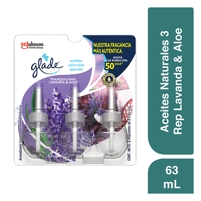 Glade Difusor Aromatizante Lavanda Aloe 63ml