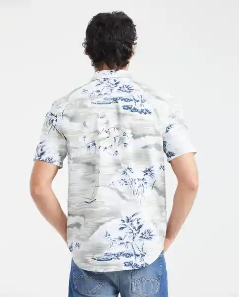 Camiseta Sailor Palms Crudo Beige Claro T. M Chevignon