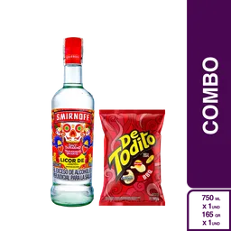 Combo Smirnoff Spicy Tamarind 750 mL + De Todito Snack Sabor Bbq