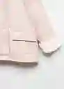 Abrigo Snowb5 Rosa Pastel Talla 66 Niña Mango