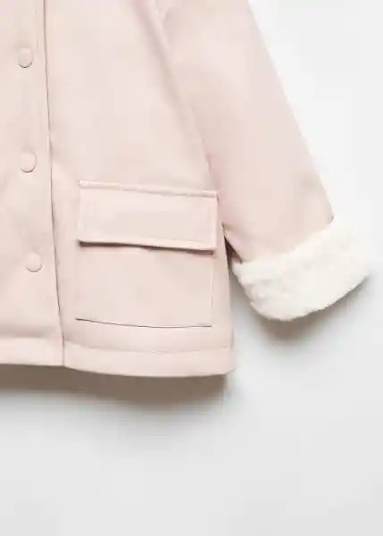 Abrigo Snowb5 Rosa Pastel Talla 66 Niña Mango