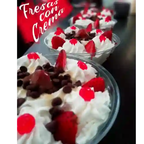 Fresas con Crema