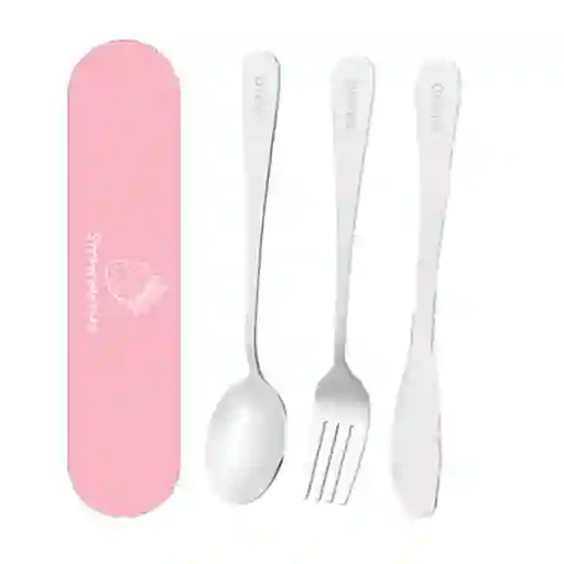 Miniso Kit de Cubiertos Fruit Series de Fresa