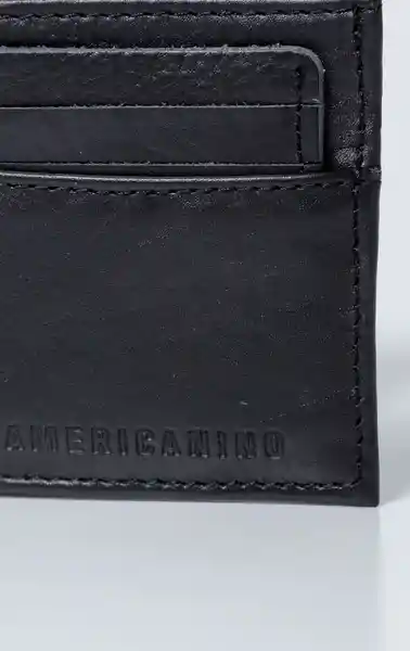 Billetera Unisex Negro T no Aplica 772G500_NEG190303 Americanino
