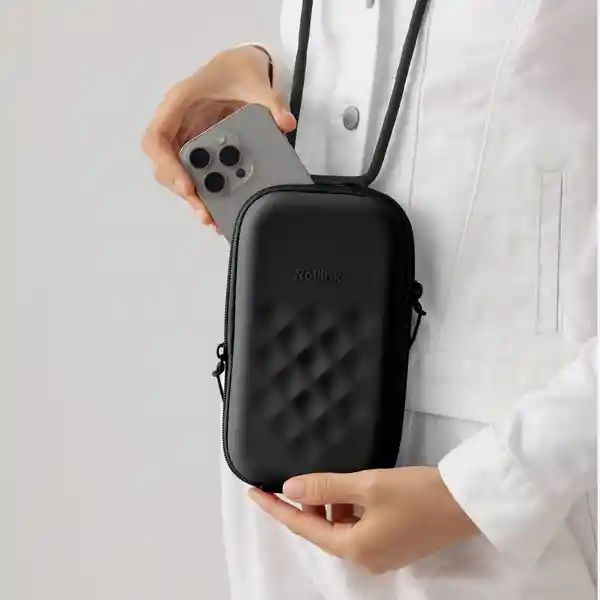 Rollink Bolso Para Celular Negro Pequeño