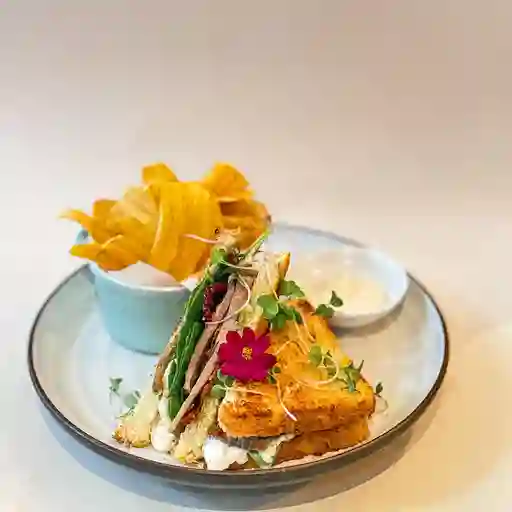 Club sandwich roast beef