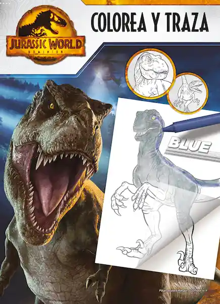 Jurassic World Dominion. Colorea y Traza