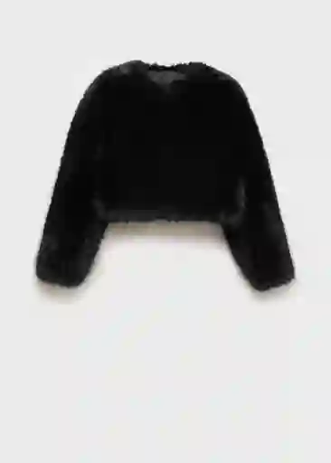 Chaqueta Boleta Negro Talla S Mujer Mango