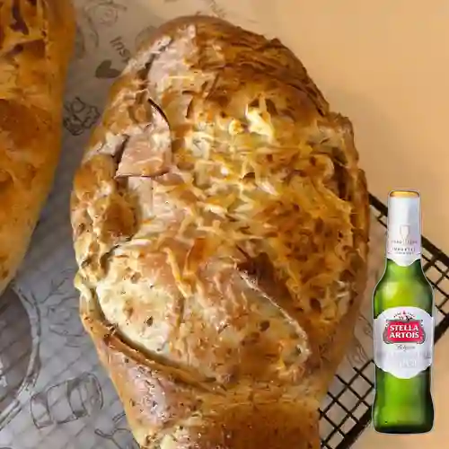 Combo Pan Jamon Pavo&Queso + Stella Artois Bot. 330ml