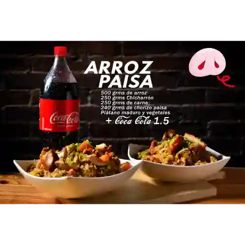 Arroz Paisa para 4 Personas